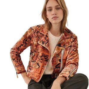 Anthropologie Pilcro Aztec Moto Jacket
